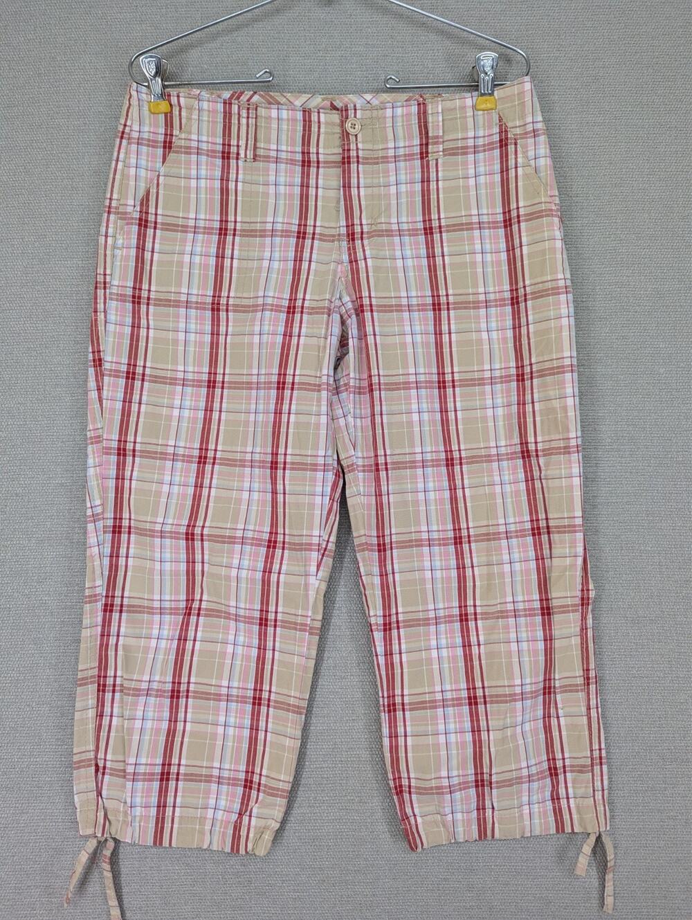 SO Plaid Capri Pants Size 7 Juniors -0925F40